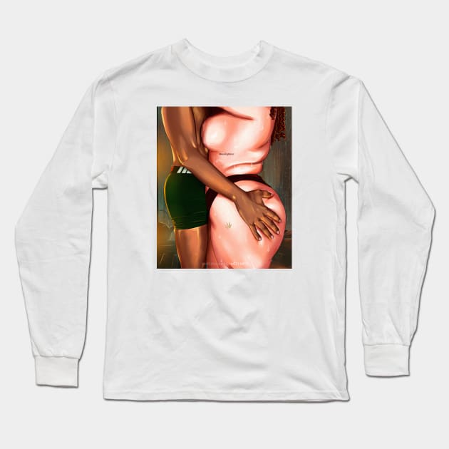 Plus Size Long Sleeve T-Shirt by nizzyartz